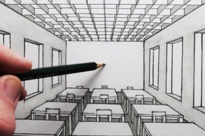 salon de clases dibujo