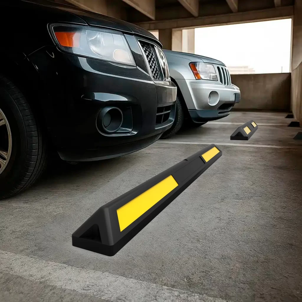 Topes de estacionamiento: soluciones prácticas para evitar golpes y daños